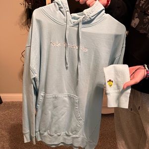 Baby blue Antonio Garza Hoodie Not Thriving